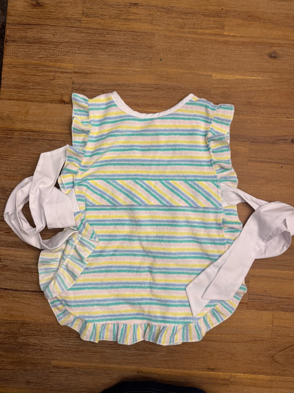 TBBC Pastel Striped Terry Swim Coverup size 5